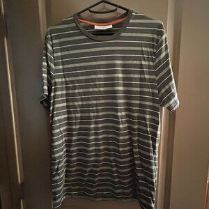 Men's Merino Linen T-Shirt Stripe